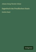 Cover-Bild zum Titel 'Sagenbuch des Preußischen Staats' von 'Johann Georg Theodor Grässe'