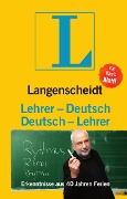 Cover-Bild zum Titel 'Langenscheidt Lehrer-Deutsch/Deutsch-Lehrer' von 'Han's Klaffl'