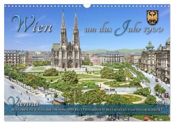 Cover-Bild zum Titel 'Wien um das Jahr 1900 - Fotos neu restauriert und koloriert (Wandkalender 2026 DIN A3 quer), CALVENDO Monatskalender' von 'André Tetsch'