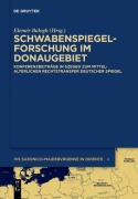 Cover-Bild zum Titel 'Schwabenspiegel-Forschung im Donaugebiet' von ''