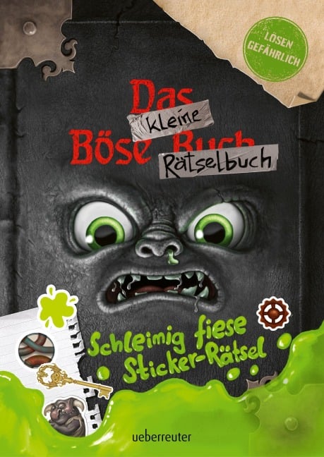 Das kleine Böse Rätselbuch - Schleimig fiese Sticker-Rätsel (Das kleine Böse Buch) - Magnus Myst, Ute Löwenberg
