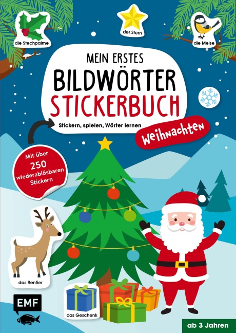 Mein erstes Bildwörter-Stickerbuch - Weihnachten - 
