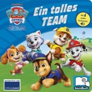 Cover-Bild zum Titel 'PAW Patrol - Ein tolles Team - Pappbilderbuch mit 6 integrierten Sounds - Soundbuch für Kinder ab 18 Monaten' von 'Oliver Bieber'