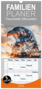 Familienplaner 2026 - Traumhafte Silhouetten mit 5 Spalten (Wandkalender, 21 x 45 cm) CALVENDO - Steffen Gierok-Latniak