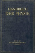 Cover-Bild zum Titel 'Elektrizitätsbewegung in Gasen' von 'G. Angenheister, R. Bär, A. Hagenbach, K. Przibram, H. Stücklen'