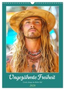 Cover-Bild zum Titel 'Ungezähmte Freiheit. Coole Jungs im Boho-Stil (Wandkalender 2026 DIN A3 hoch), CALVENDO Monatskalender' von 'Rose Hurley'
