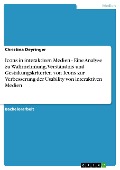 Cover-Bild zum Titel 'Icons in interaktiven Medien - Eine Analyse zu Wahrnehmung, Verständnis und Gestaltungskriterien von Icons zur Verbesserung der Usability von interaktiven Medien' von 'Christina Deyringer'
