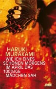 Cover-Bild zum Titel 'Wie ich eines schönen Morgens im April das 100%ige Mädchen sah' von 'Haruki Murakami'