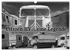 Cover-Bild zum Titel 'Citroën HY eine Legende in Schwarzweiß (Wandkalender 2027 DIN A3 quer), CALVENDO Monatskalender' von 'Ingo Laue'