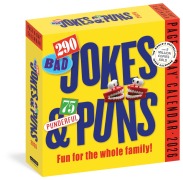 Cover-Bild zum Titel '290 Bad Jokes & 75 Punderful Puns Page-A-Day(r) Calendar 2026' von 'Workman Calendars'
