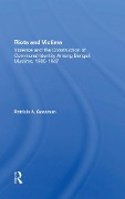 Cover-Bild zum Titel 'Riots And Victims' von 'Patricia A. Gossman, Patricia A. Grossman'