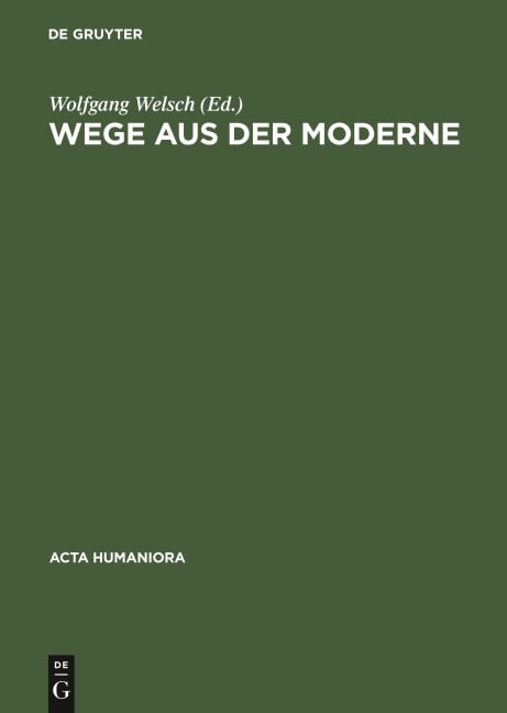 Wege aus der Moderne - 