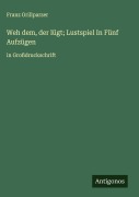 Cover-Bild zum Titel 'Weh dem, der lügt; Lustspiel In Fünf Aufzügen' von 'Franz Grillparzer'