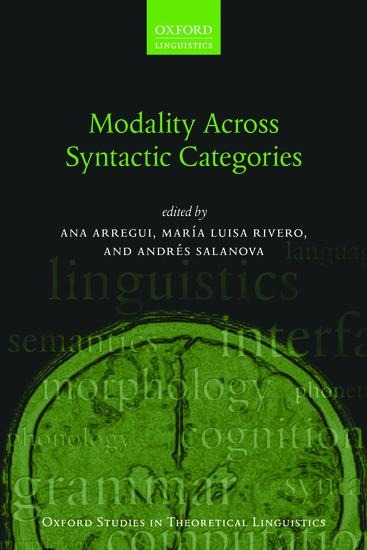 Modality Across Syntactic Categories - 