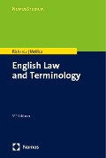 Cover-Bild zum Titel 'English Law and Terminology' von 'Claudina Richards, Viviana Mollica'