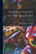 Cover-Bild zum Titel 'Popular Poetry of the Baloches; Volume 1' von 'Mansel Longworth Dames'