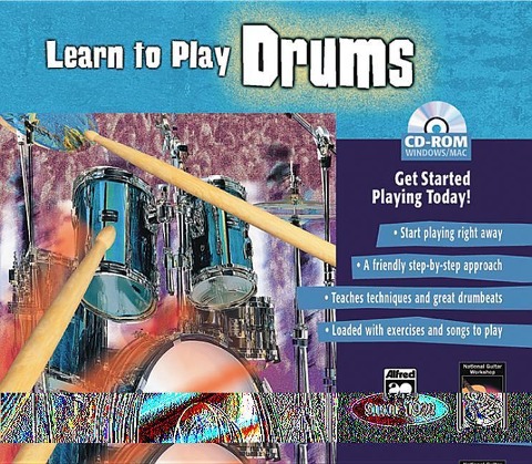 Learn to Play Drums: Get Started Playing Today!, CD-ROM Jewel Case - Alfred Music