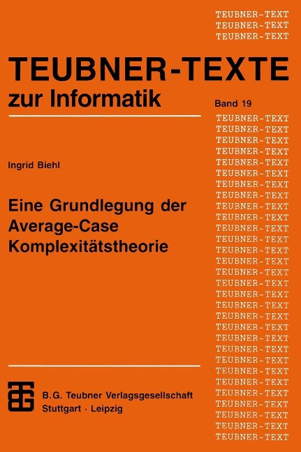Eine Grundlegung der Average-Case Komplexitätstheorie - 