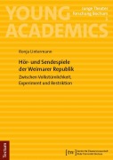 Cover-Bild zum Titel 'Hör- und Sendespiele der Weimarer Republik' von 'Ronja Lintermann'