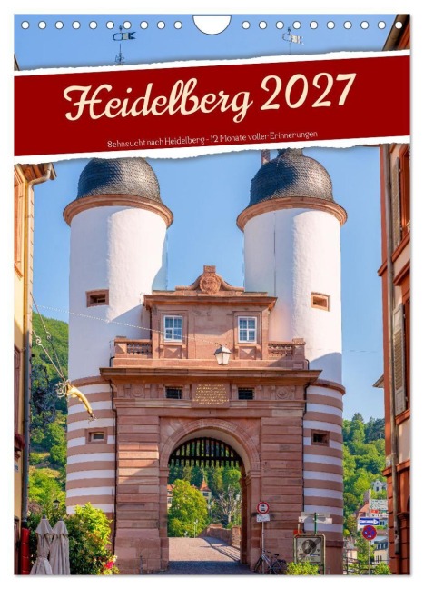 Heidelberg - Sehnsucht nach Heidelberg - 12 Monate voller Erinnerungen (Wandkalender 2027 DIN A4 hoch), CALVENDO Monatskalender - Thorsten Assfalg Fotografie und Bildbearbeitung