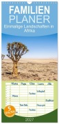 Cover-Bild zum Titel 'Familienplaner 2027 - Einmalige Landschaften in Afrika mit 5 Spalten (Wandkalender, 21 x 45 cm) CALVENDO' von 'Christiane Kulisch'