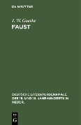 Cover-Bild zum Titel 'Faust' von 'J. W. Goethe'