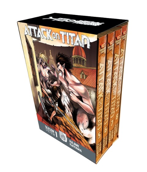 Attack on Titan Season 1 Part 2 Manga Box Set - Hajime Isayama