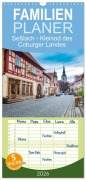 Familienplaner 2026 - Seßlach - Kleinod des Coburger Landes mit 5 Spalten (Wandkalender, 21 x 45 cm) CALVENDO - Val Thoermer