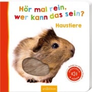Cover-Bild zum Titel 'Hör mal rein, wer kann das sein? Haustiere' von ''