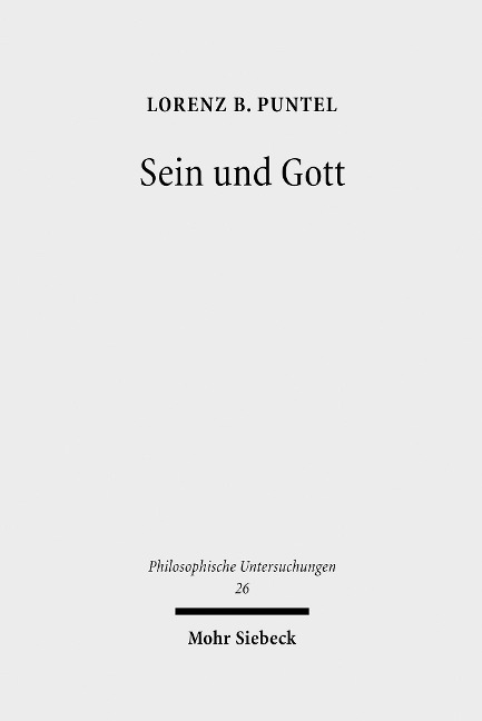 Sein und Gott - Lorenz B. Puntel