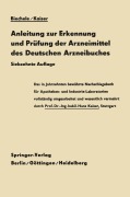 Cover-Bild zum Titel 'Anleitung zur Erkennung und Prüfung der Arzneimittel des Deutschen Arzneibuches' von 'Max Biechele'