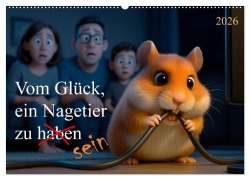 Cover-Bild zum Titel 'Vom Glück, ein Nagetier zu sein (Wandkalender 2026 DIN A2 quer), CALVENDO Monatskalender' von 'Kerstin Waurick'