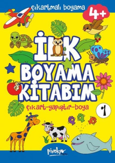 Cikartmali Ilk Boyama Kitabim 4 Yas-1 - Buce Dayi