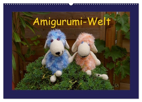 Amigurumi-Welt (Wandkalender 2025 DIN A2 quer), CALVENDO Monatskalender - Helmut Schneller