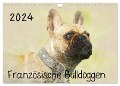 Französische Bulldoggen 2024 (Wandkalender 2024 DIN A4 quer), CALVENDO Monatskalender - Andrea Redecker