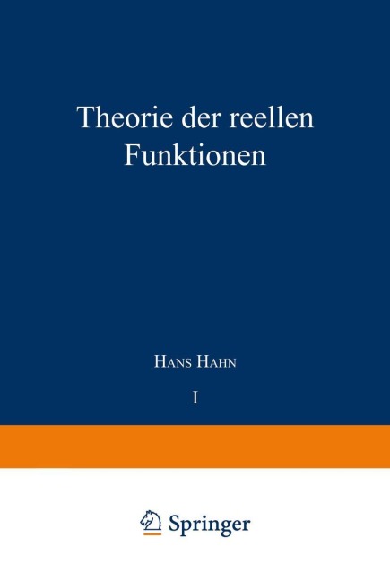 Theorie der reellen Funktionen - Na Hahn