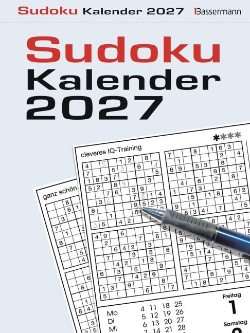 Sudokukalender 2027 - Eberhard Krüger