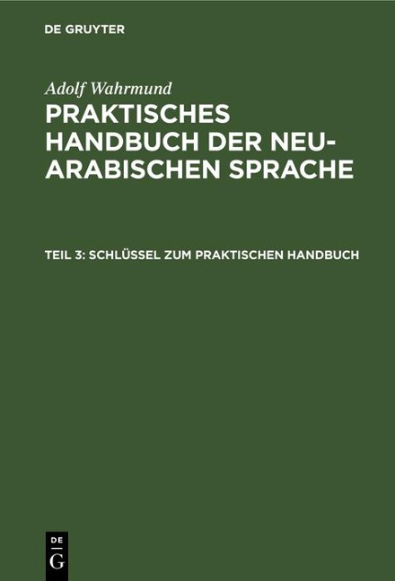 Schlüssel zum praktischen Handbuch - Adolf Wahrmund