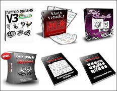 Cover-Bild zum Titel 'Tribal Tattoos Paket. 6 eBooks Tribal Tattoo Design Vorlagen.' von 'Otmar Trierweiler'