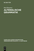 Cover-Bild zum Titel 'Altenglische Grammatik' von 'Karl Brunner'