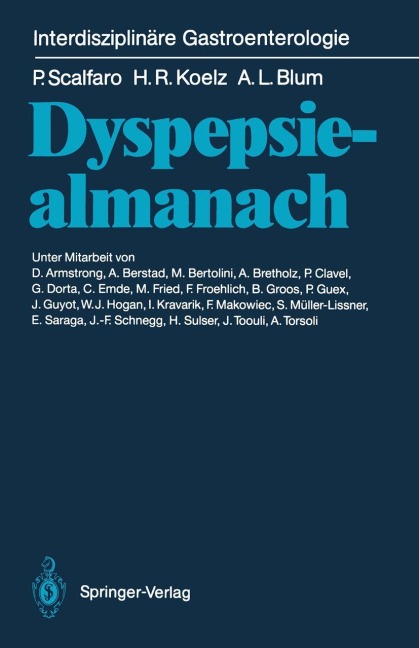 Dyspepsiealmanach - Piero Scalfaro, Andre L. Blum, Hans R. Koelz