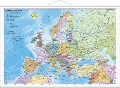 Staaten Europas, politisch 1 : 7 200 000. Wandkarte Kleinformat mit Metallstäben - 
