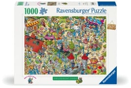 Cover-Bild zum Titel 'Erwachsenenpuzzle 1000 Teile - Ray Nicholson - Amusement Park' von ''