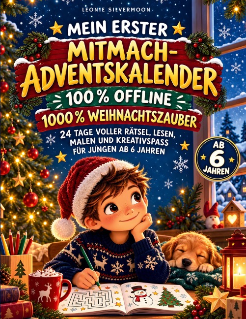 Mein erster Mitmach-Adventskalender - 100% Offline 1000% Weihnachtszauber - Leonie Silvermoon
