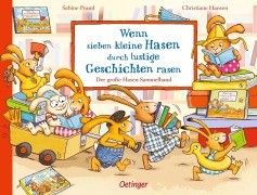Cover-Bild zum Titel 'Wenn sieben kleine Hasen durch lustige Geschichten rasen' von 'Sabine Praml'