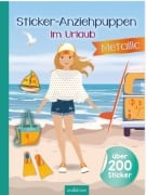 Cover-Bild zum Titel 'Sticker-Anziehpuppen Metallic - Im Urlaub' von ''
