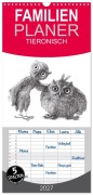 Cover-Bild zum Titel 'Familienplaner 2027 - TIERONISCH mit 5 Spalten (Wandkalender, 21 x 45 cm) CALVENDO' von 'Stefan Kahlhammer'