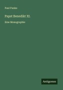 Cover-Bild zum Titel 'Papst Benedikt XI.' von 'Paul Funke'