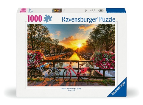 Erwachsenenpuzzle 1000 Teile - Fahrräder in Amsterdam - Bestseller - 
