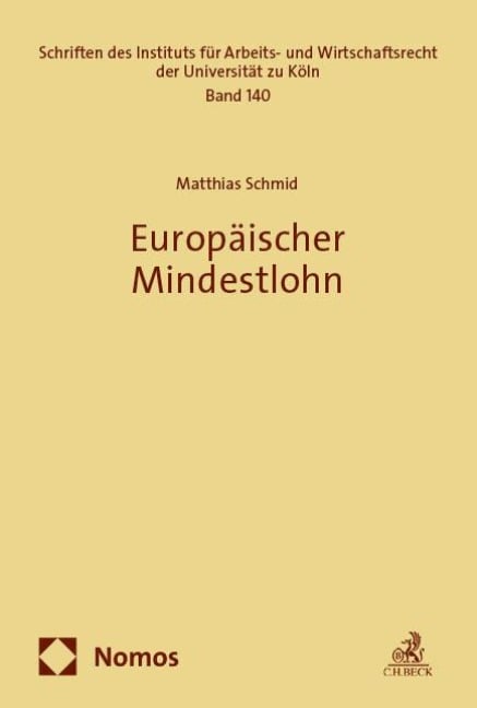 Europäischer Mindestlohn - Matthias Schmid